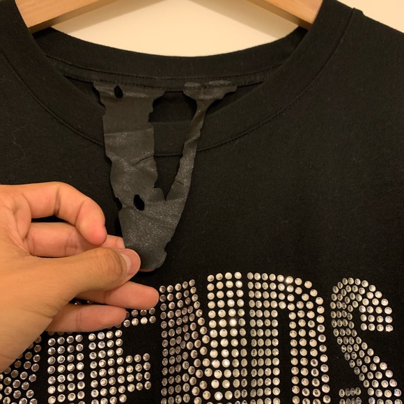 Vlone Swarovski tee